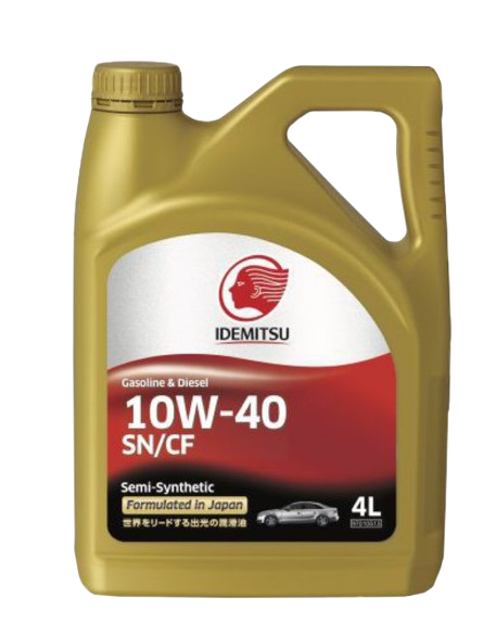 Моторное масло IDEMITSU 10W-40 SN/CF S-S, 4л